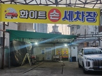 화이트 손세차장