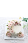 꽃담터 앙금플라워 떡케이크