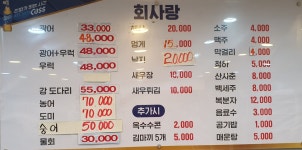 회사랑 & 물회