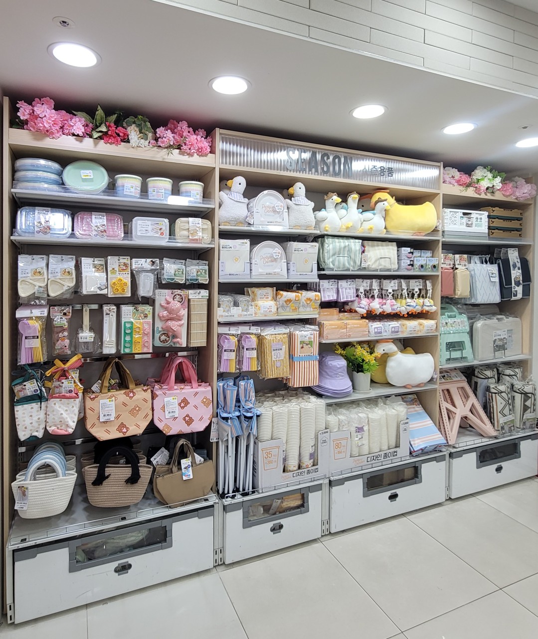 Myeongdong street shopping Seoul Korea
