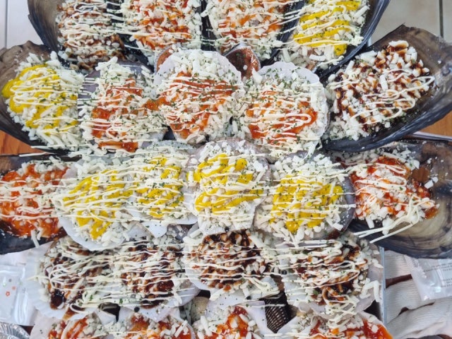 진주빛조개구이