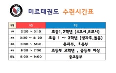 미르태권도장