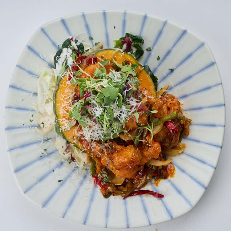 단호박 칠리 새우