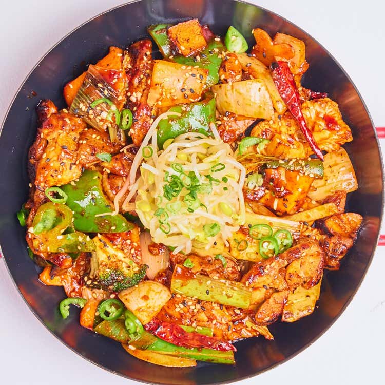 매콤 닭갈비 야채볶음