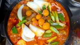 장날에참숯구이