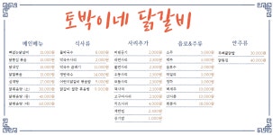 춘천토박이집닭갈비