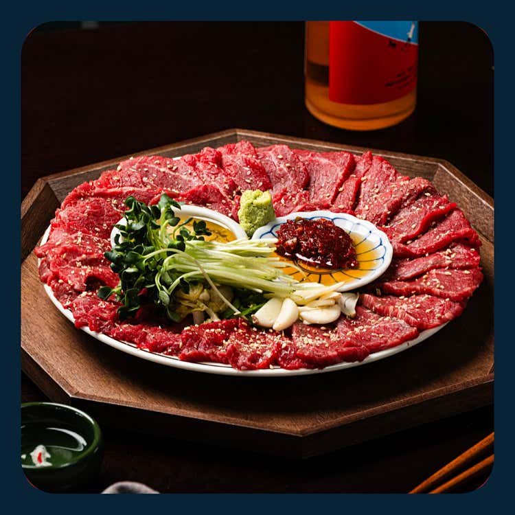 1++생한우육사시미