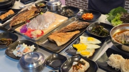 용이네생선구이활어회 입장점