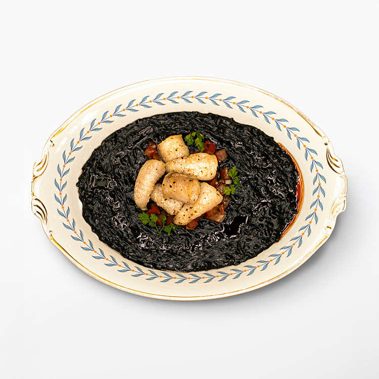 Squid Ink Risotto