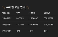 숲속애견랜드 애견호텔 애견유치원