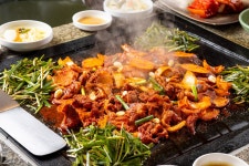 생오리돌판구이
