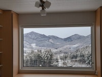 숲속빨간벽돌집