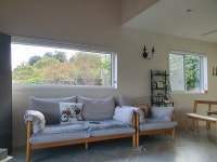 숲속빨간벽돌집