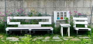 숲속빨간벽돌집