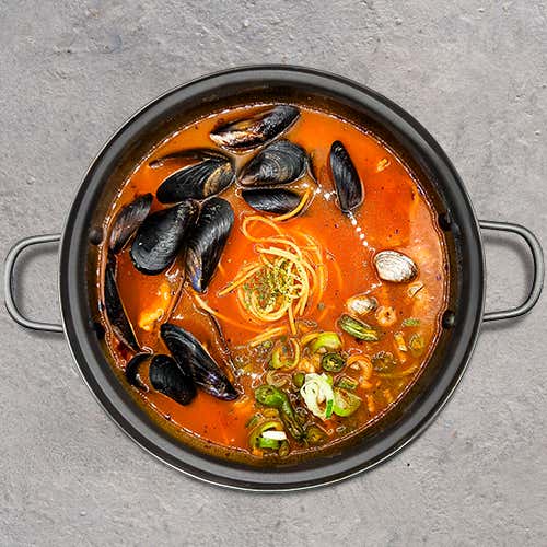 얼큰 토마토 해장파스타