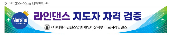 나르샤라인댄스 천안아산지부