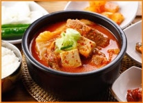 콩뼈숯뼈감자탕 순두부