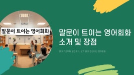 말문이 트이는 영어회화