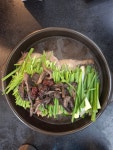 황금식당 능이오리백숙 생삼겹