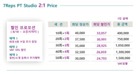 세븐렙스 PT Studio
