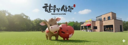한우랑사과 식당
