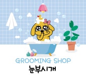 구미산동애견미용눈부시개