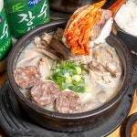 백암시골순대국