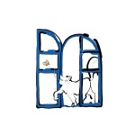 창 너머 고양이