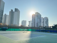 수변공원유수지테니스장