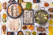 여수용궁횟집 새조개 하모샤브샤브 물회
