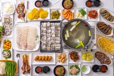 여수용궁횟집 새조개 하모샤브샤브 물회