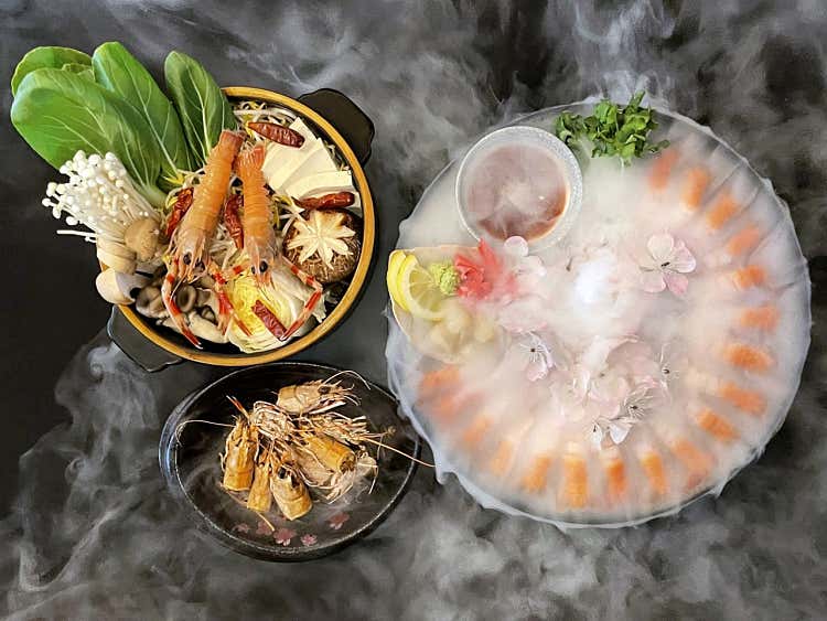 제주딱새우회+전골 (대)