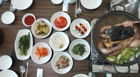 쌍곡 떡바위산장 식당