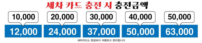 서해 셀프 세차장