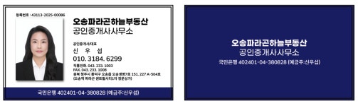 오송파라곤하늘부동산공인중개사사무소