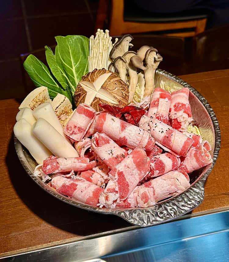 우삼겹 스키야키