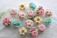 꽃담터 앙금플라워 떡케이크