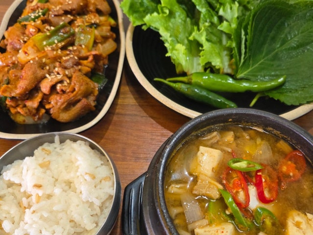 하단 시장통
