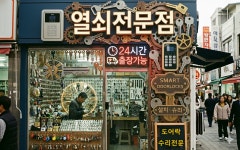 24시 번호키열쇠전문점