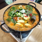 삽다리 민물새우 손 수제비