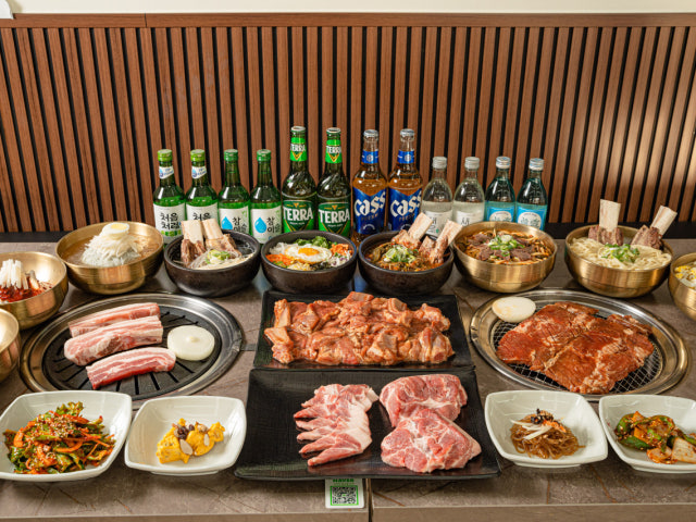 옥정면옥 숯불갈비