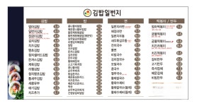 김밥일번지 대청점