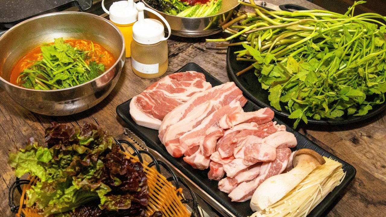 청이네청도미나리삼겹