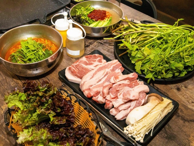 청이네청도미나리삼겹