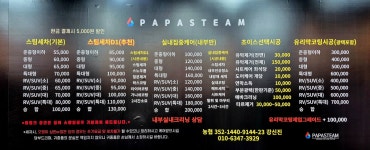 파파스팀세차광택