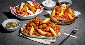 깨비닭강정&옛날통닭&피자