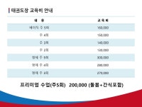 용인대최봉준태권스쿨