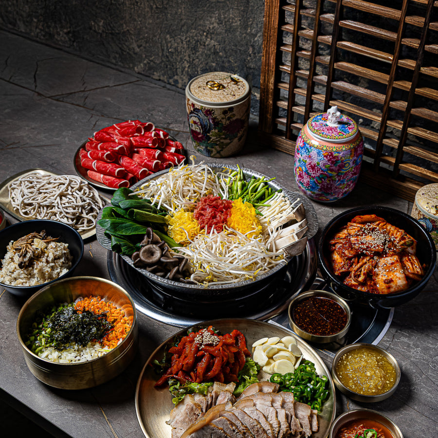 수육명인의 기막힌 수육과 상황샤브칼국수