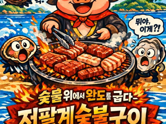 저팔계숯불구이
