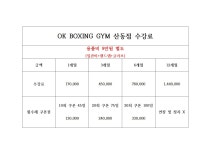 THE OK복싱짐 구미산동점